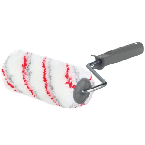 Unelte pentru vopsit - Trafalet pentru lavabila poliacril MULTIKOLOR 18cm Rosu-Gri Inter-S