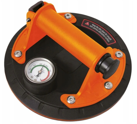 Ventuze - Ventuza cu pompa de vid si manometru 200mm - Max 200kg Solid Tools