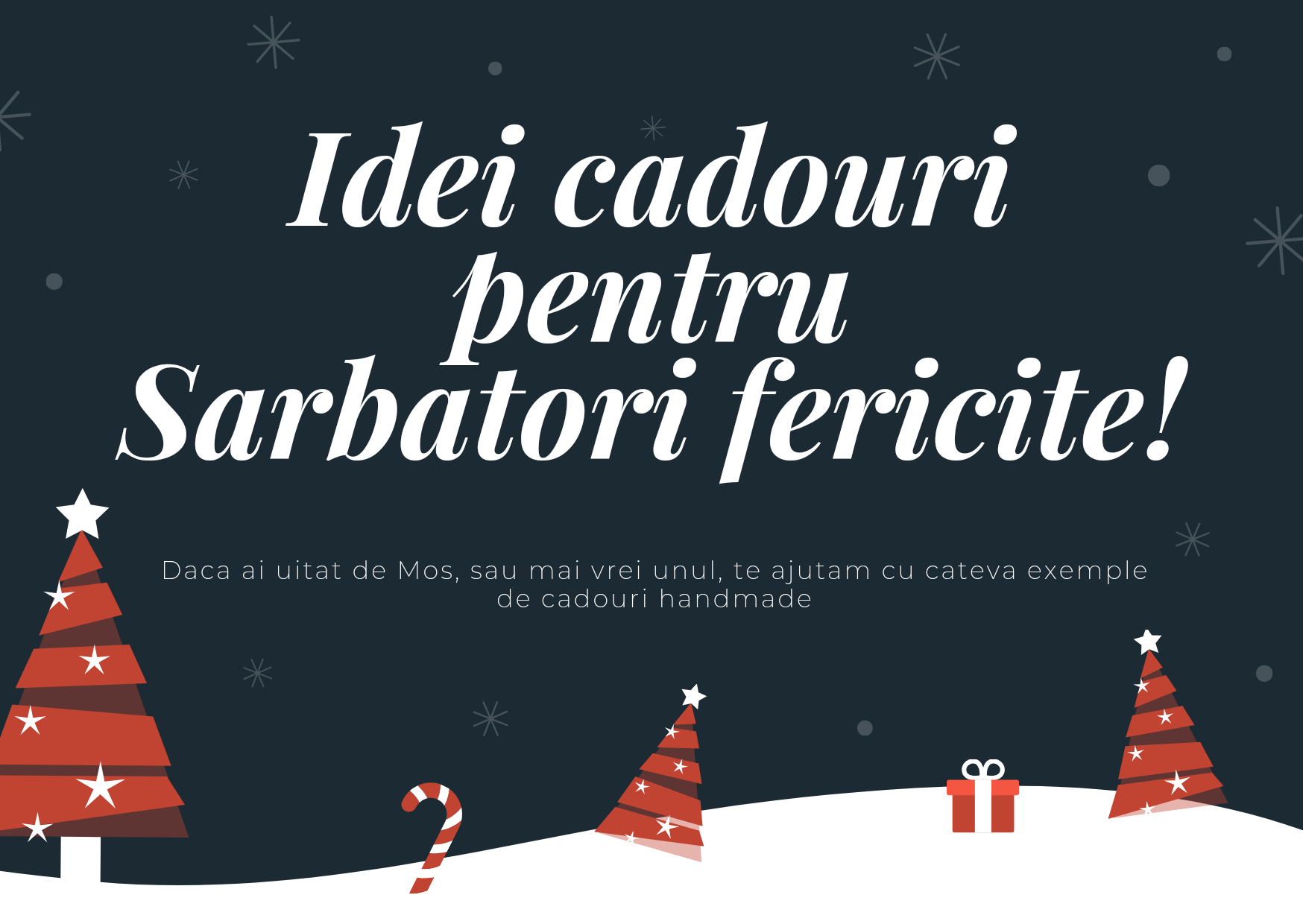 Idei pentru  cadouri de  Craciun