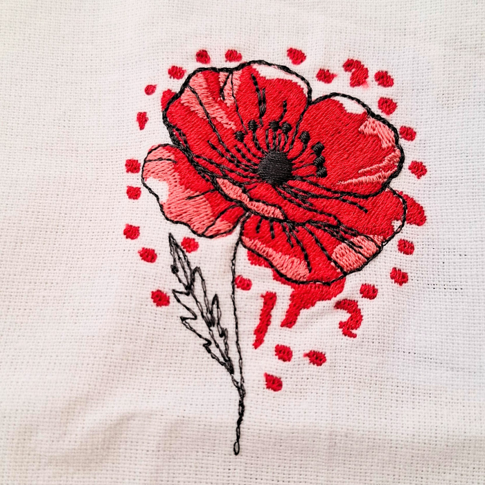 Bluză bumbac 100% cu broderie florala - lejeritate și simplitate [3]