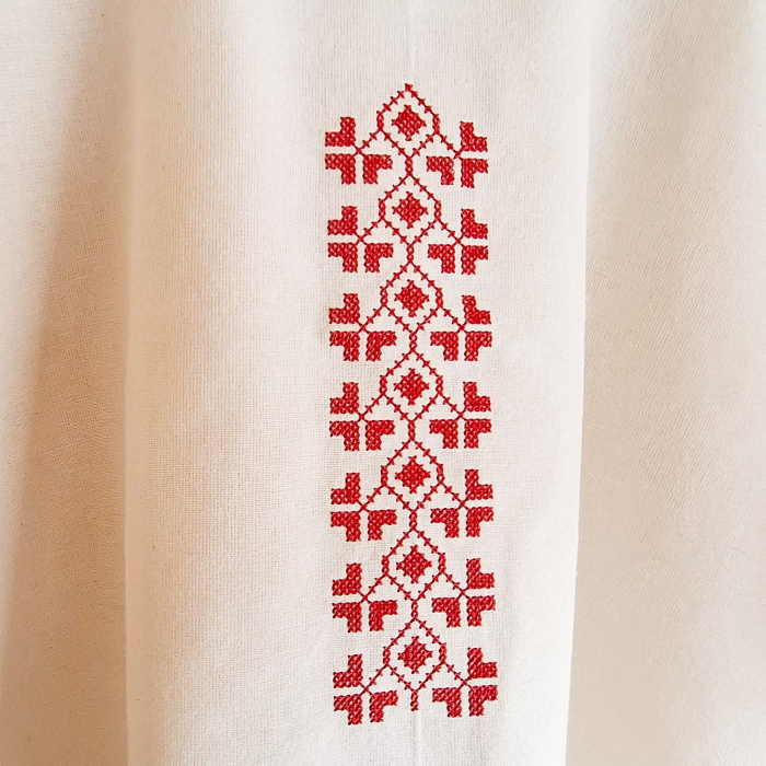 Bluză bumbac 100% cu broderie etno - lejeritate și simplitate [4]