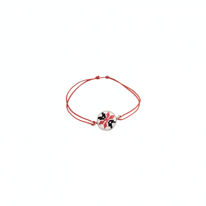 Bratara inox cu broderie [1]