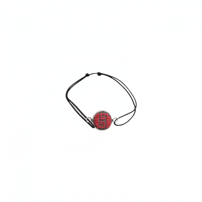 Bratara inox cu broderie [2]