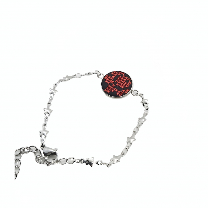 Bratara inox cu broderie [3]