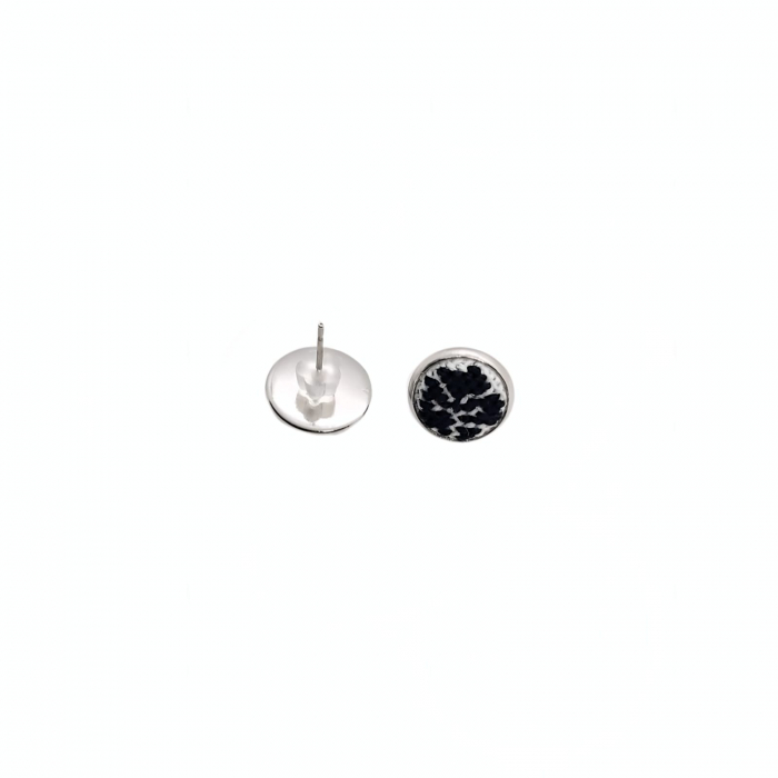 Cercei din inox cu broderie [3]