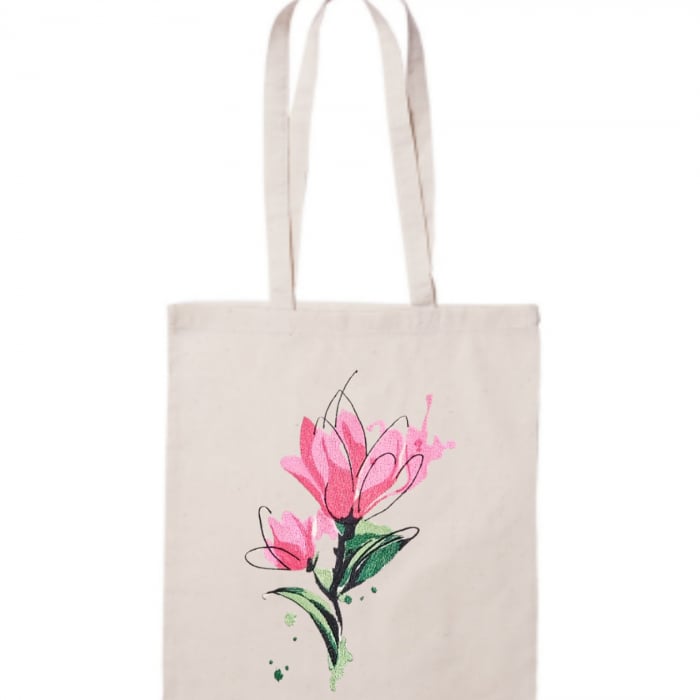 Traista bumbac cu brderie [3]