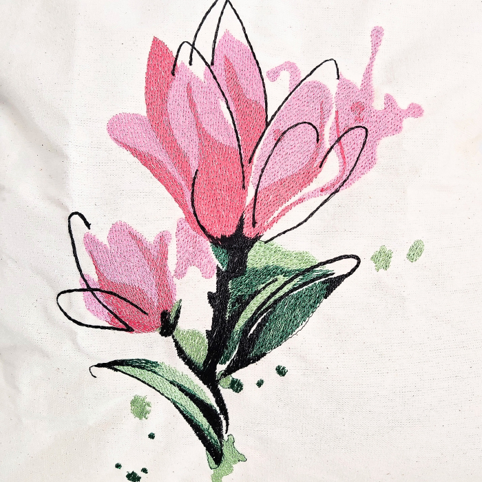 Traista bumbac cu brderie [4]