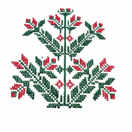 Bluză Bloom din bumbac și in cu broderie de inspirație tradițională - Rod de soi [2]