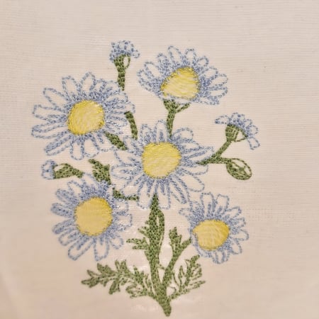 Bluză din bumbac cu broderie florală – Daisy, S [2]