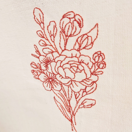 Bluză din bumbac cu broderie florală – Vior, M [2]