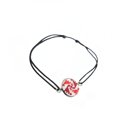 Bratari - Bratara inox cu broderie