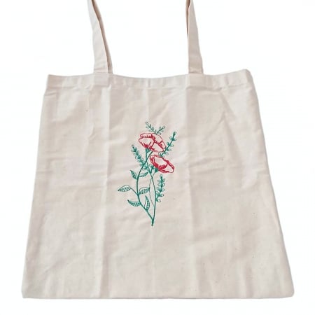 Traista bumbac cu brderie [1]