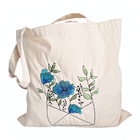 Traiste - Traista bumbac cu brderie