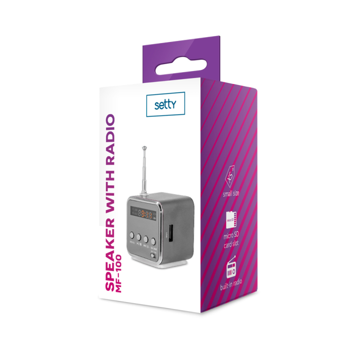 Boxa cu radio si slot pentru card Setty MF-100 [3]