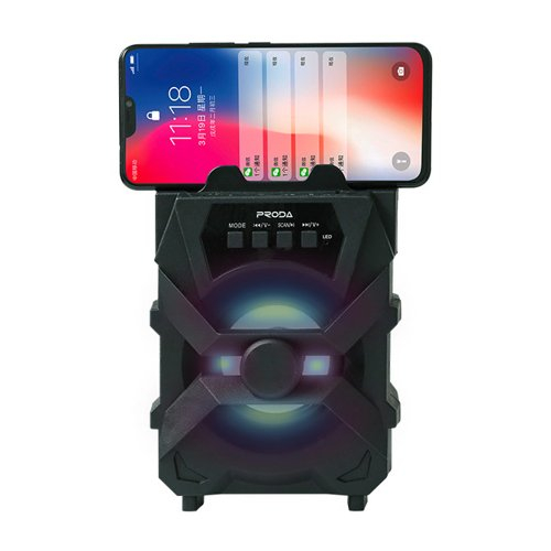 Boxa portabila Proda bluetooth - cu radio / SD card / AUX / USB negru (PD-S500 negru) [4]