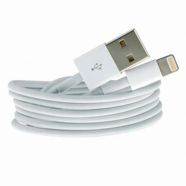Cablu 1A, lightning, alb, 1m [1]