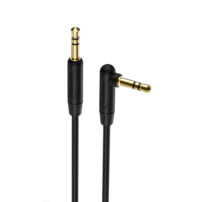 Cablu AUX Borofone BL4, AUX jack 3.5mm, 2m , negru [1]