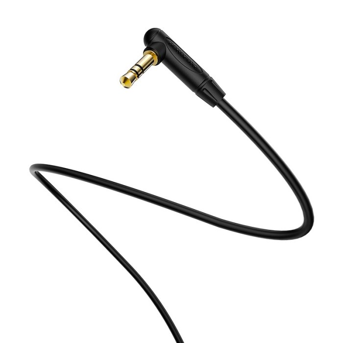 Cablu AUX Borofone BL4, AUX jack 3.5mm, 2m , negru [2]