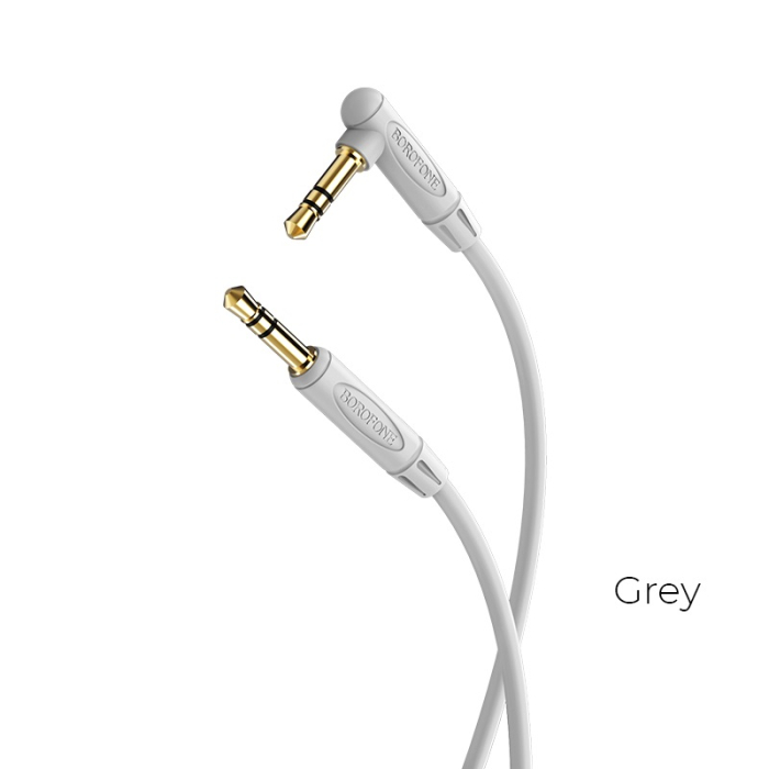 Cablu AUX Borofone BL4, jack 3.5mm, 1m, gri [1]