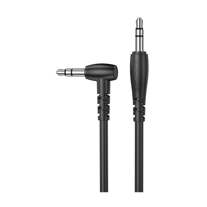 Cablu AUX  jack 3.5mm, BL10 ,  1m , negru,  Borofone [2]