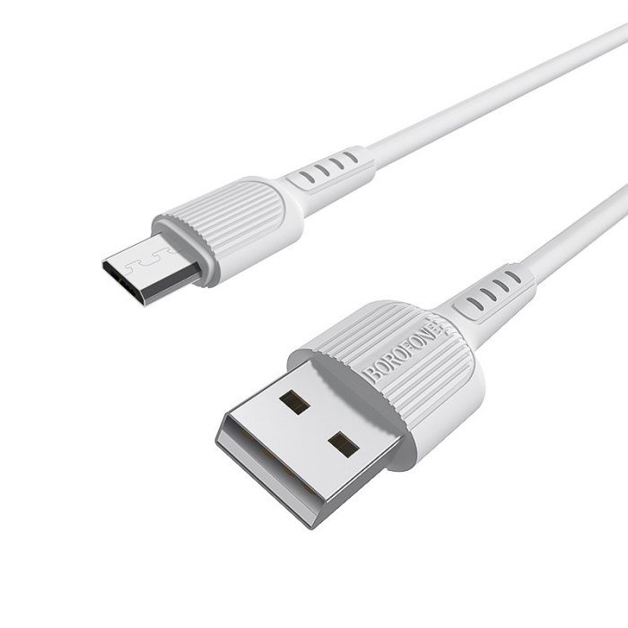 Cablu Borofone BX16 Micro 1 m alb [2]