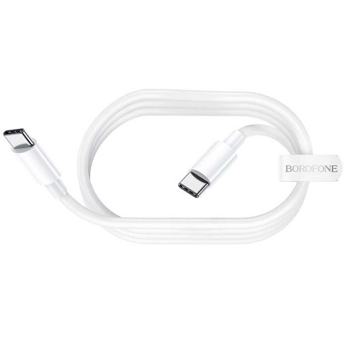 Cablu Borofone BX44 100W 1 m Type-C / Type-C alb [4]