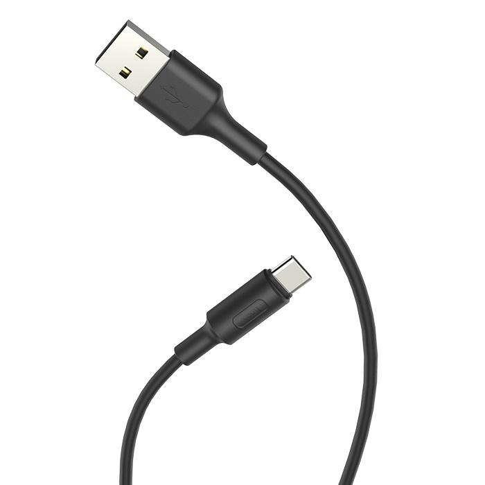 Cablu Hoco X25 3A USB-A la USB-C 1m negru [4]