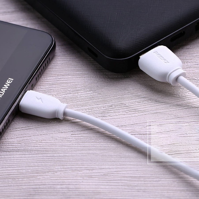Cablu Remax RC-134 micro USB, 2.1 A, 1m, negru [2]