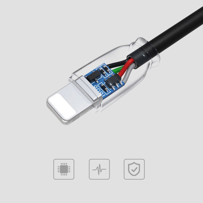 Cablu Remax RC-134 micro USB, 2.1 A, 1m, negru [4]