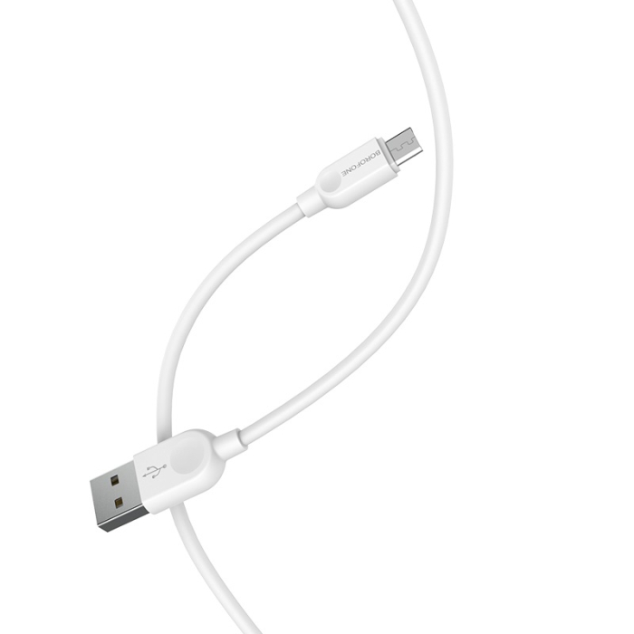 Cablu USB Borofone BX14 - Micro USB, 2M alb [5]