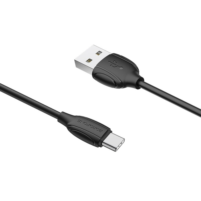 Cablu USB Borofone- BX19, 3A, USB-C,  1m, white [2]