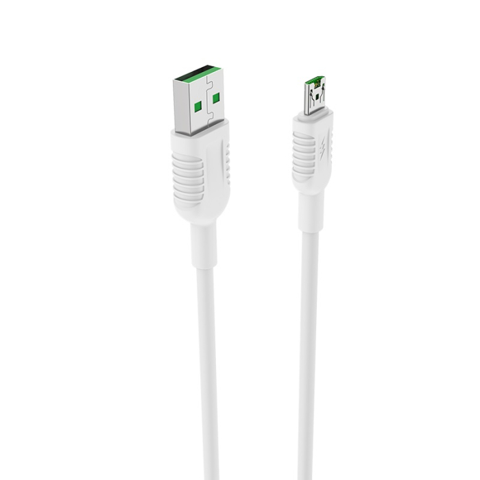 Cablu USB Borofone BX33 Billow Micro USB  1,2M  4A, alb [3]