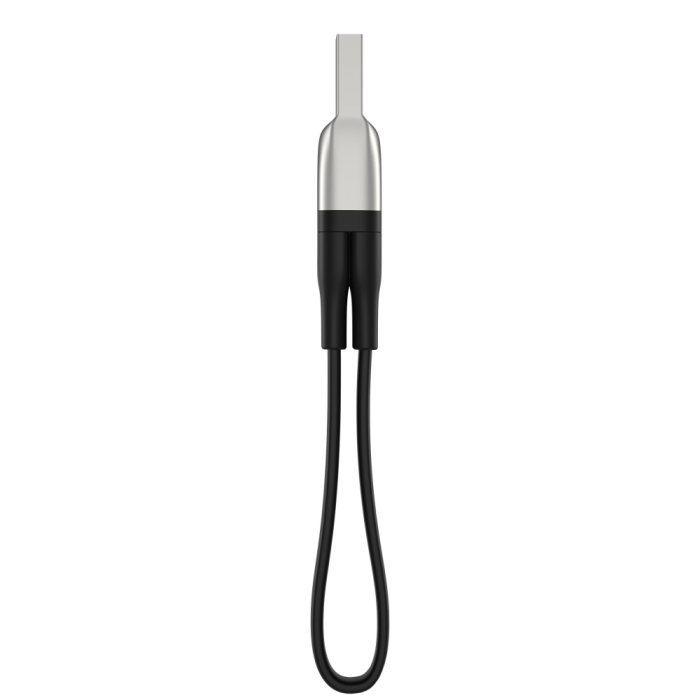 Cablu XO NB-Q170B PD USB-C - Lightning 0,2 m negru 60W [2]