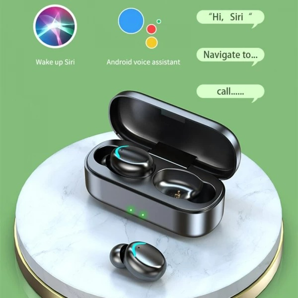 Casti bluetooth S9 SMART TOUCH, negru [5]