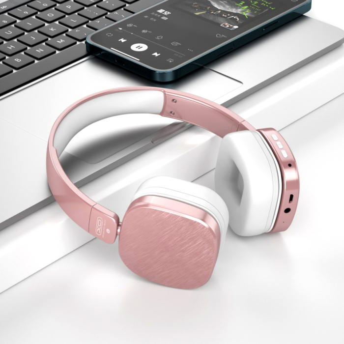 Casti Bluetooth XO BE23 rose gold [3]