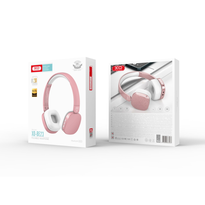 Casti Bluetooth XO BE23 rose gold [4]