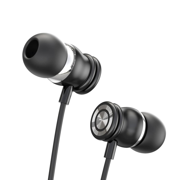 Casti cu fir, digital decoding, USB-C XO EP56 black - COMPATIBILE CU MODELE NOI [2]