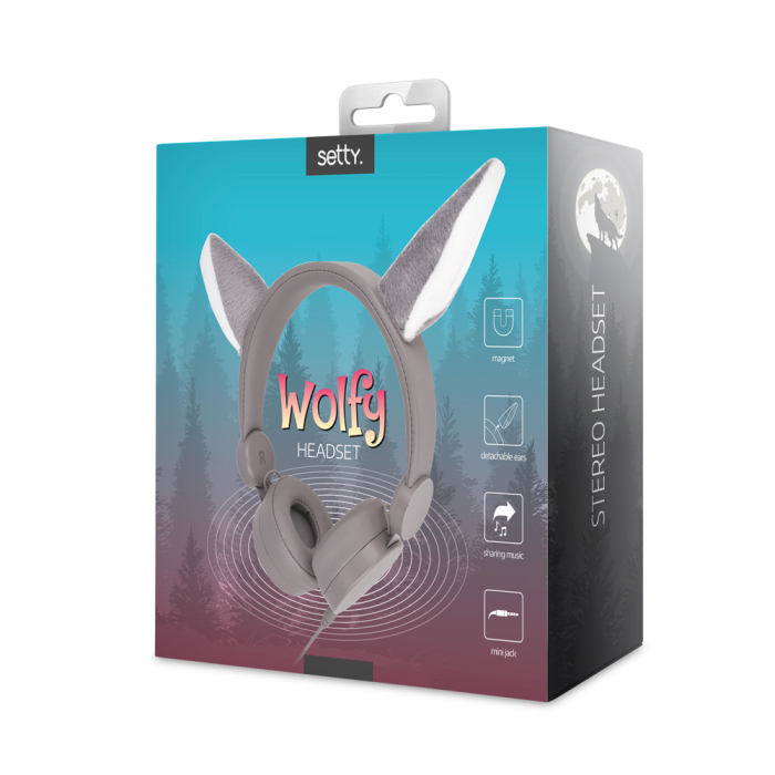 Casti cu fir Setty Wolfy [2]