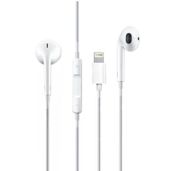 Casti iPhone - mufa lightning - alb [2]