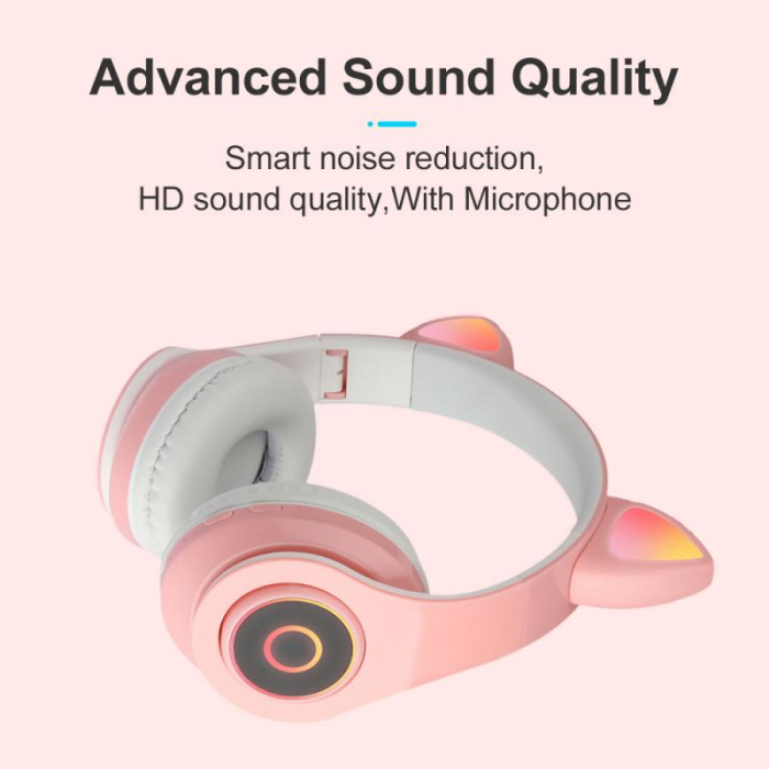 Casti on-ear cu bluetooth B39, negru [6]