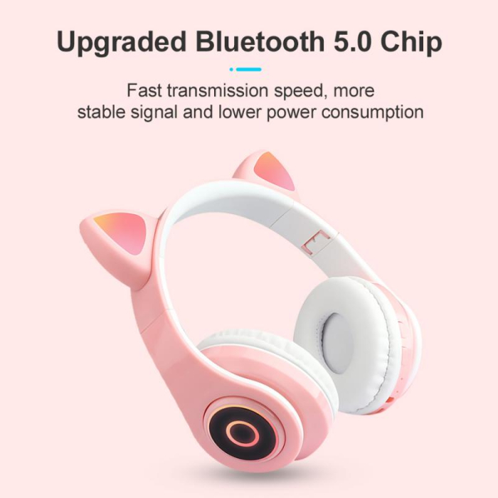 Casti on-ear cu bluetooth B39, negru [7]