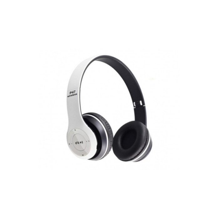 Casti on-ear cu bluetooth P47, alb [6]