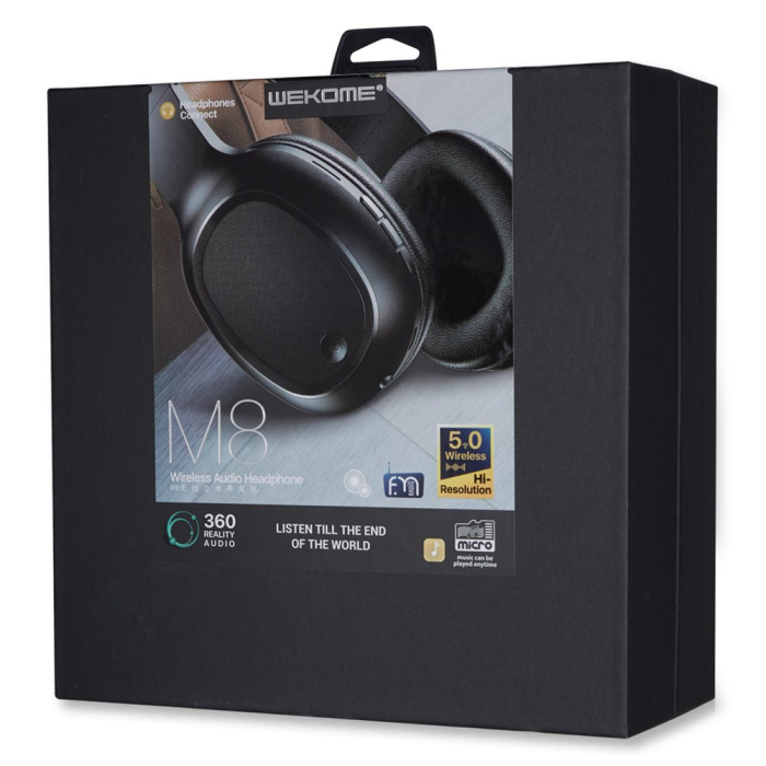Casti on-ear OEM bluetooth neagre (M8) [2]