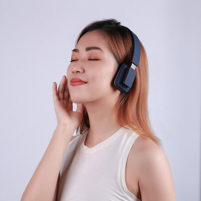 Casti on-ear Proda bluetooth 5.0 albastre (PD-BH300) [4]