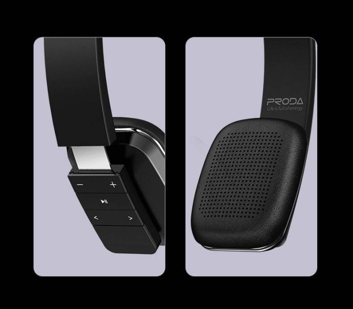 Casti on-ear Proda bluetooth 5.0 albastre (PD-BH300) [7]