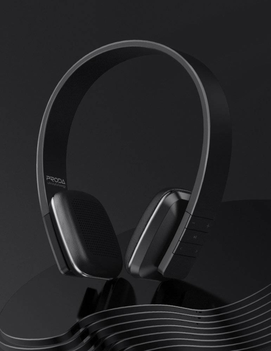 Casti on-ear Proda bluetooth 5.0 albastre (PD-BH300) [5]