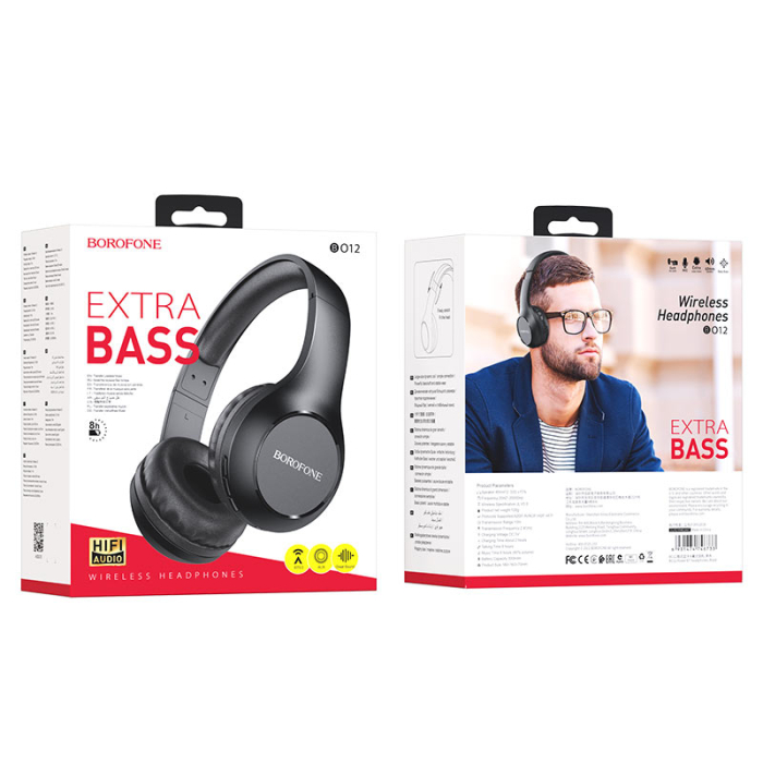 Casti wireless BOROFONE BO12, negru [6]