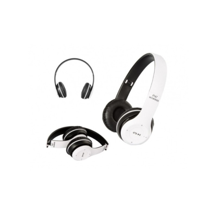Casti wireless on-ear cu bluetooth P47, negru [9]