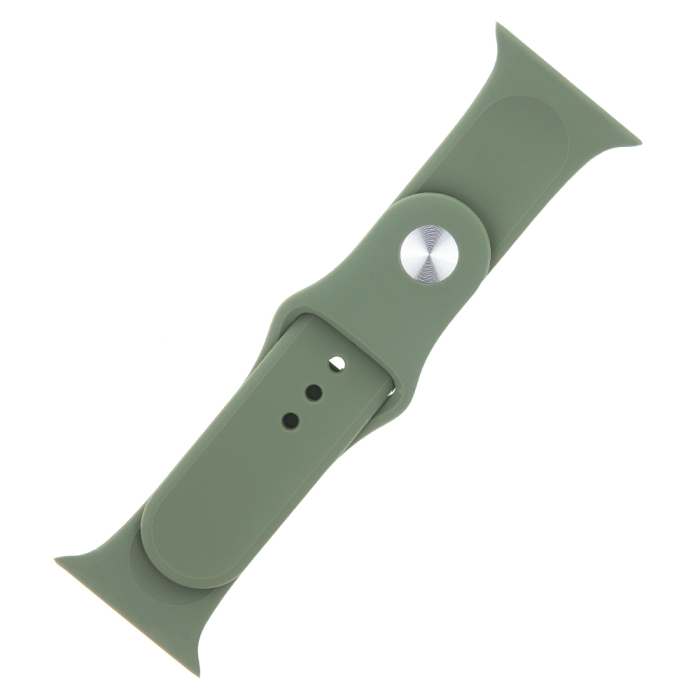 Curea silicon M/L pentru Apple Watch 42 / 44 / 45mm khaki [2]