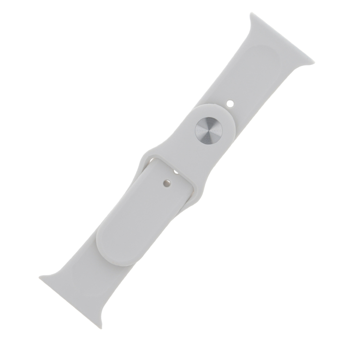 Curea silicon S/M pentru Apple Watch 38 / 40 / 41mm ivory [2]